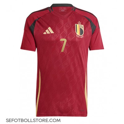 Belgien Kevin De Bruyne #7 Replika Hemmatröja EM 2024 Kortärmad Belgien Kevin De Bruyne #7 Replika Hemmatröja EM 2024 Kortärmad